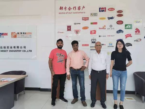 India Customer visit to inspect their machine